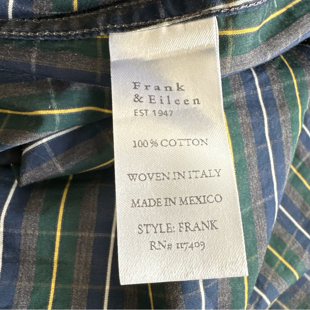 Frank & Eileen Barry Plaid Button Up - image 5